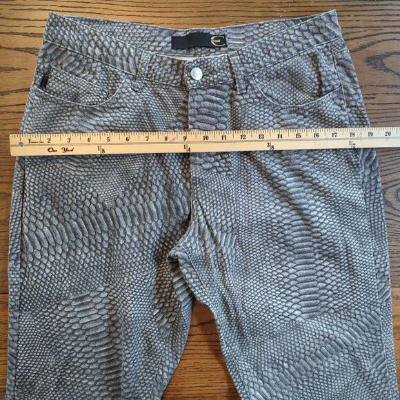 Just Cavalli Women’s Snake Print Pants Sz 44 Sz 12 Made in Italy ITTIERRE USA - Picture 15 of 16